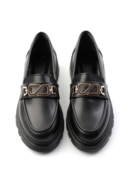 Siyah  Kadın Loafer Ayakkabı K01997010609