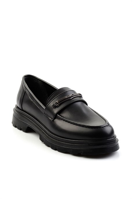 Siyah  Kadın Loafer Ayakkabı K01997010709