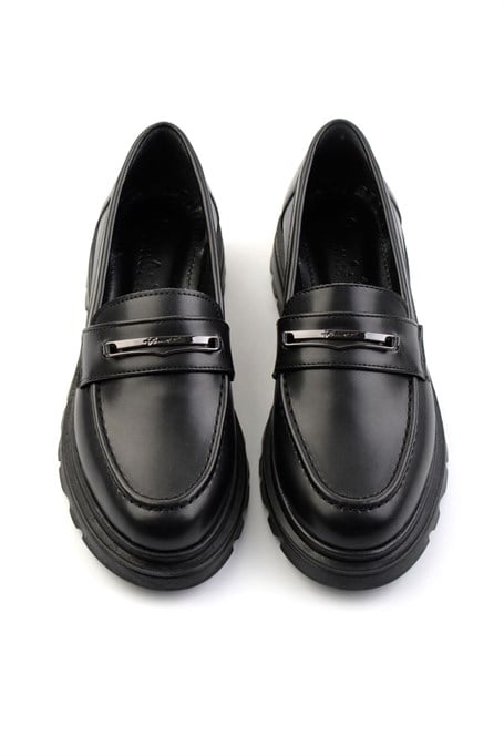 Siyah  Kadın Loafer Ayakkabı K01997010709