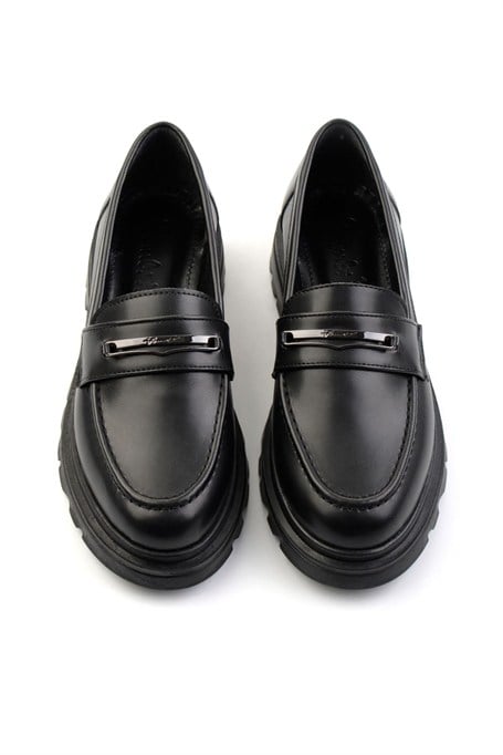 Siyah  Kadın Loafer Ayakkabı K01997010709