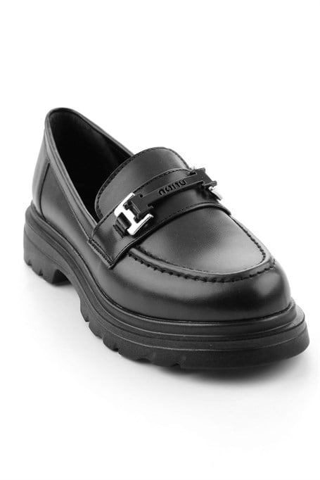 Siyah  Kadın Loafer Ayakkabı K01997011209