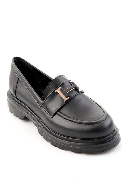 Siyah  Kadın Loafer Ayakkabı K01997011309