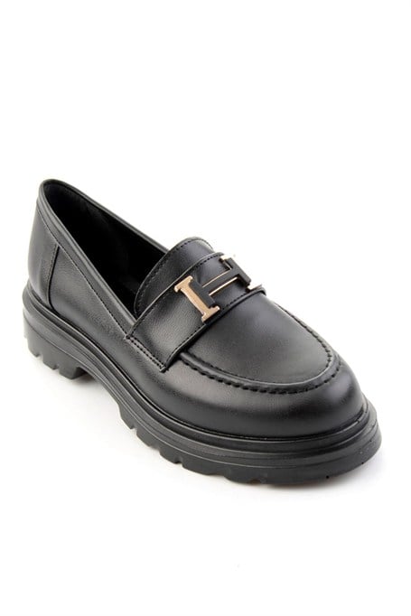 Siyah  Kadın Loafer Ayakkabı K01997011309