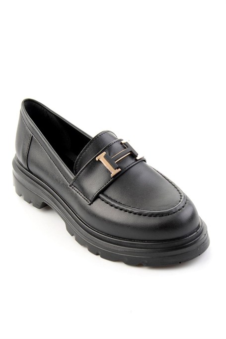 Siyah  Kadın Loafer Ayakkabı K01997011309