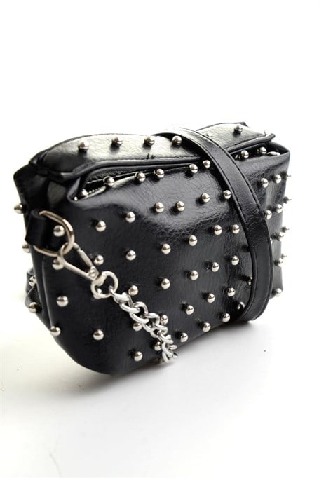 Siyah  Kadın Postacı Çanta C06571011209