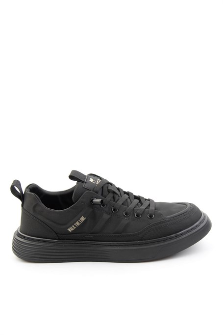 Siyah Keten  Erkek Sneaker E01175521118