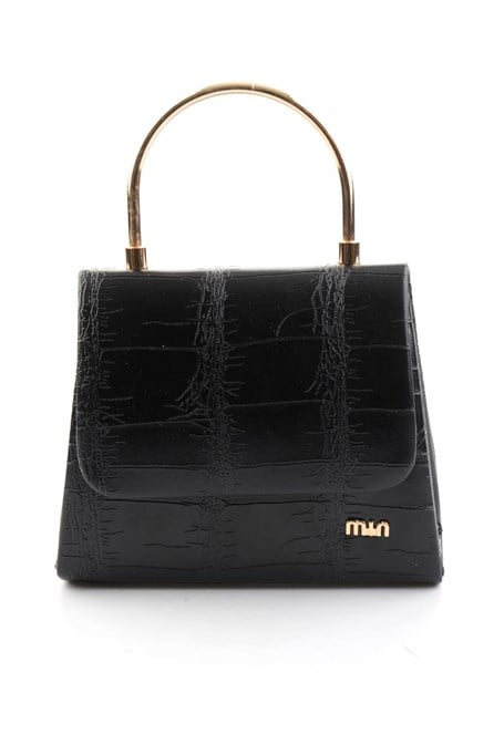 Siyah Kroko  Kadın Abiye Çanta C06599041511