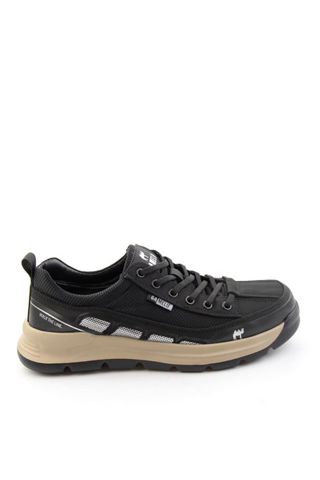 Siyah Kumaş  Erkek Sneaker E01175522404