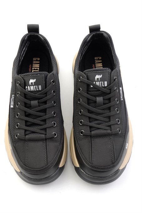 Siyah Kumaş  Erkek Sneaker E01175522404