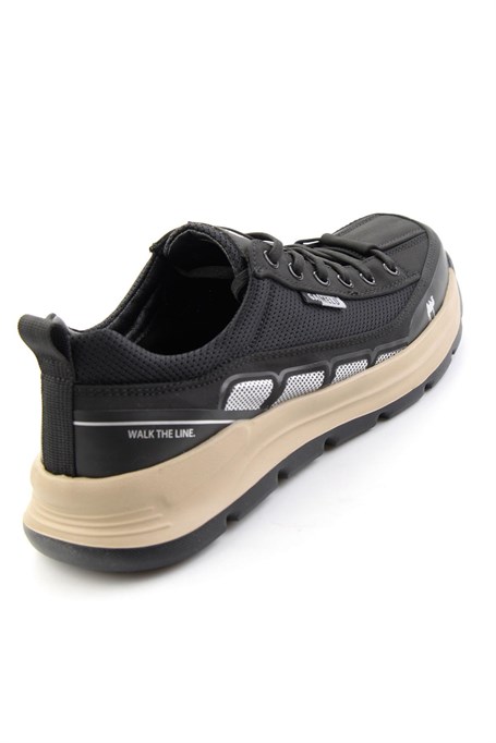 Siyah Kumaş  Erkek Sneaker E01175522404