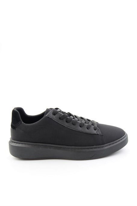 Siyah Kumaş  Erkek Sneaker E01175560804