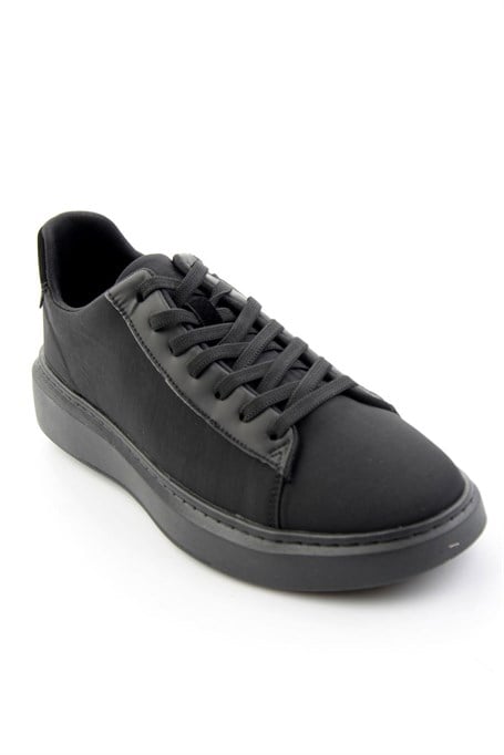 Siyah Kumaş  Erkek Sneaker E01175560804