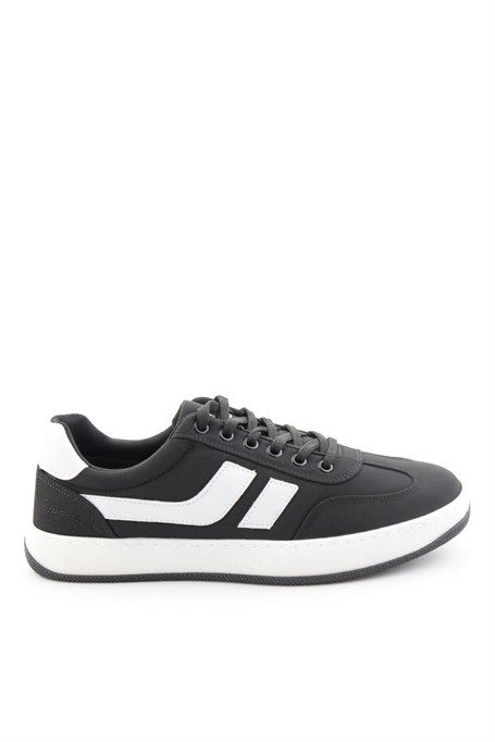Siyah Kumaş  Erkek Sneaker E01175560904