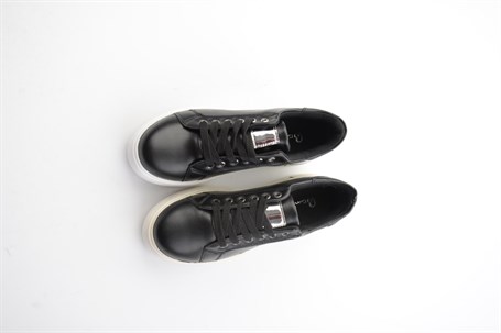 Siyah Lame  Kadın Sneaker K01179001409