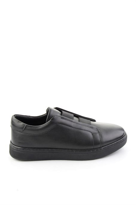 Siyah Napa Hakiki Deri Erkek Sneaker E01807060443