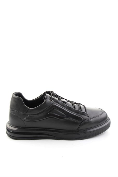 Siyah Napa Hakiki Deri Erkek Sneaker E01080065243
