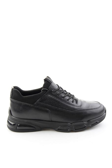 Siyah Napa Hakiki Deri Erkek Sneaker E01811906543