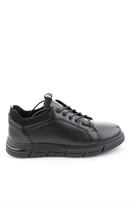 Siyah Napa Hakiki Deri Erkek Sneaker E01811003943