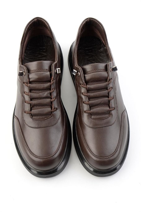 Siyah Napa Hakiki Deri Erkek Sneaker E01080205443