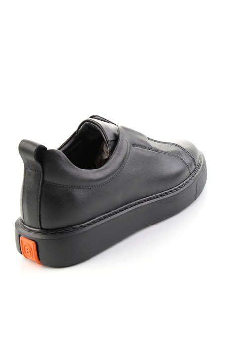 Siyah Napa Hakiki Deri Erkek Sneaker E01774008043
