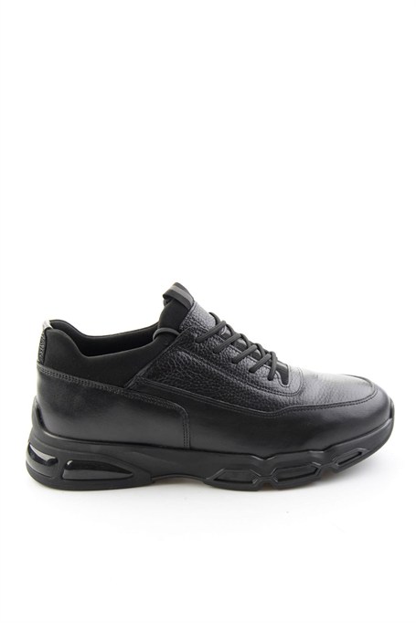 Siyah Napa Hakiki Deri Erkek Sneaker E01811906543