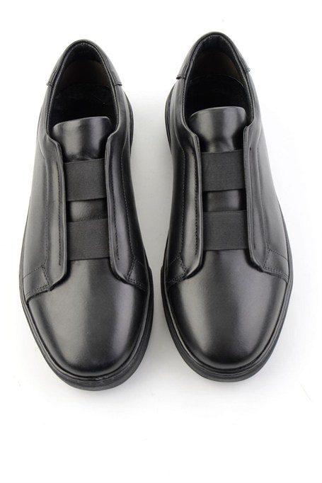 Siyah Napa Hakiki Deri Erkek Sneaker E01807060443