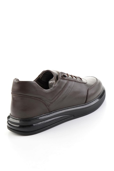 Siyah Napa Hakiki Deri Erkek Sneaker E01080205443