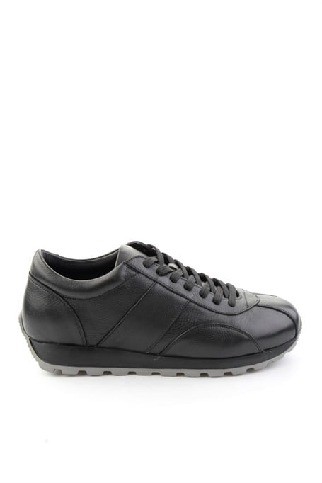 Siyah Napa Hakiki Deri Erkek Sneaker E01589612143