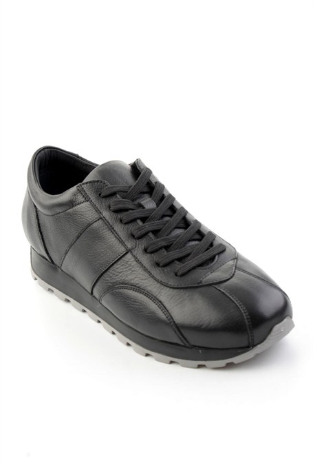 Siyah Napa Hakiki Deri Erkek Sneaker E01589612143