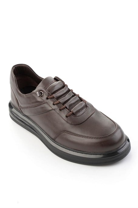 Siyah Napa Hakiki Deri Erkek Sneaker E01080205443