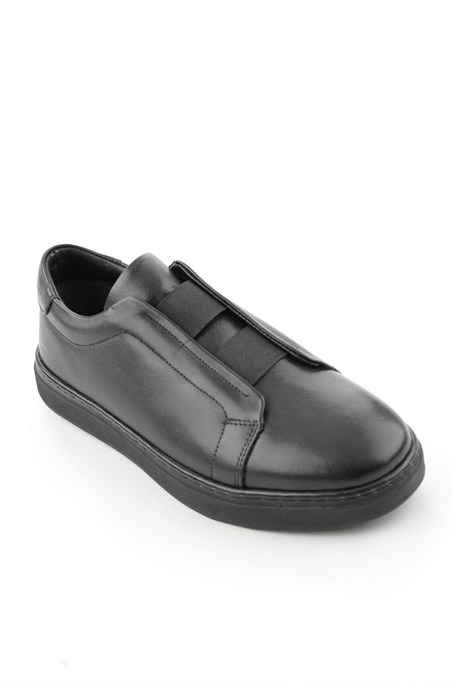 Siyah Napa Hakiki Deri Erkek Sneaker E01807060443