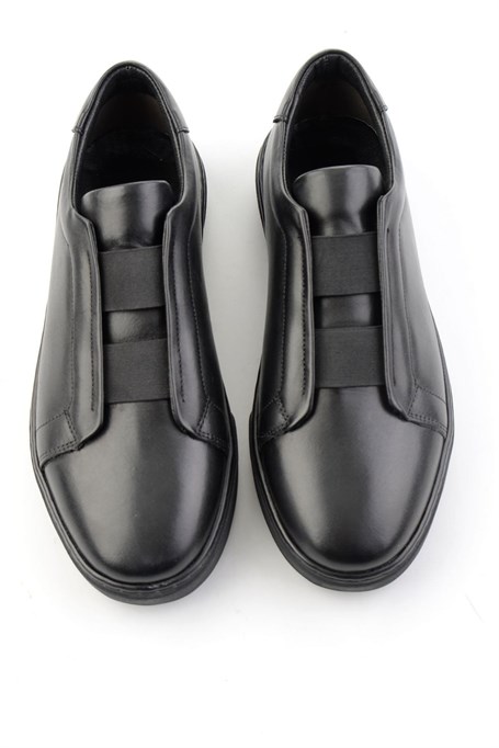 Siyah Napa Hakiki Deri Erkek Sneaker E01807060443