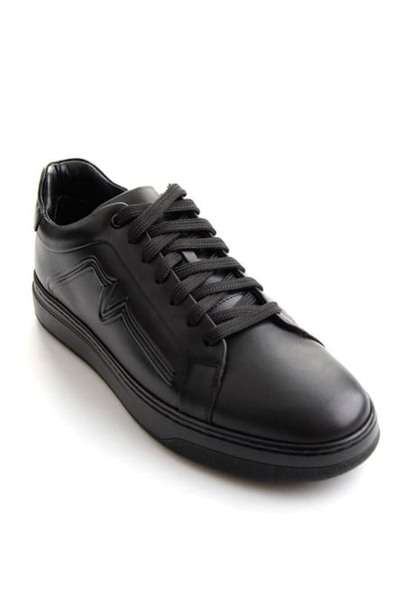 Siyah Napa Hakiki Deri Erkek Sneaker E01774070043