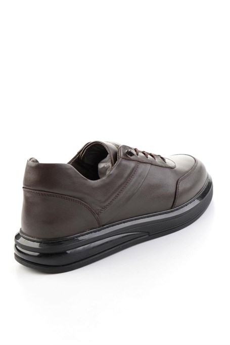 Siyah Napa Hakiki Deri Erkek Sneaker E01080205443