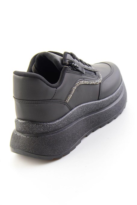 Siyah Siyah  Kadın Sneaker K01709060409