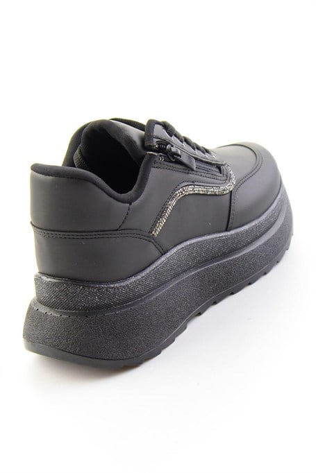 Siyah Siyah  Kadın Sneaker K01709060409
