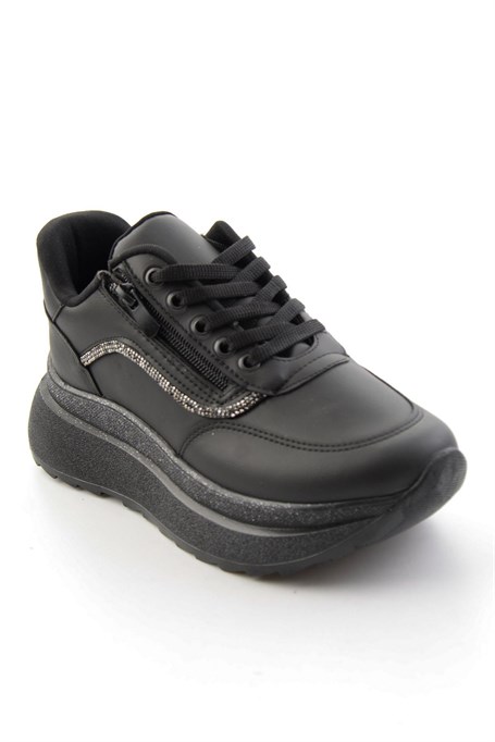 Siyah Siyah  Kadın Sneaker K01709060409