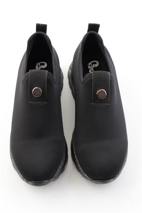 Siyah Streç  Kadın Sneaker K01834220017