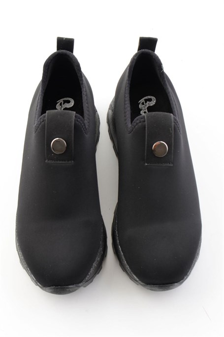 Siyah Streç  Kadın Sneaker K01834220017