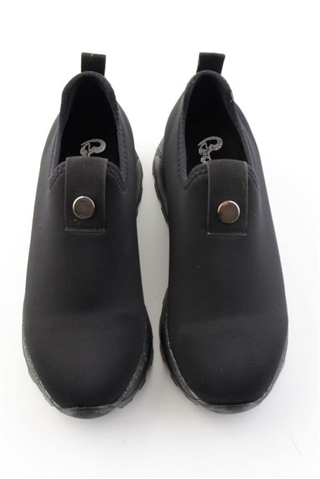 Siyah Streç  Kadın Sneaker K01834220017