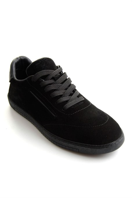 Siyah Süet Hakiki Deri Erkek Sneaker E01593000302