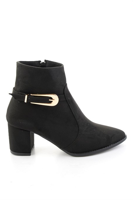 Siyah Süet  Kadın Bot & Bootie K02233050472