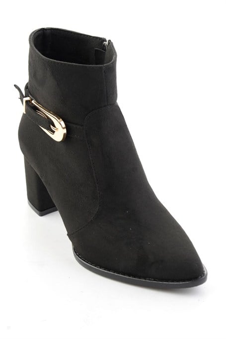 Siyah Süet  Kadın Bot & Bootie K02233050472