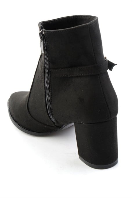 Siyah Süet  Kadın Bot & Bootie K02233050472