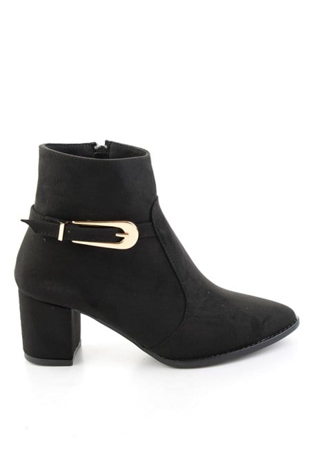 Siyah Süet  Kadın Bot & Bootie K02233050472