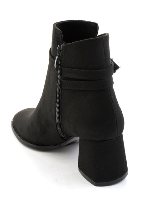Siyah Süet  Kadın Bot & Bootie K02233050572