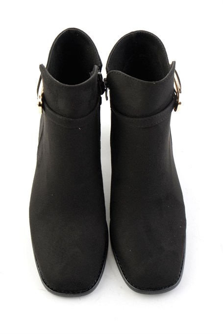Siyah Süet  Kadın Bot & Bootie K02233050572