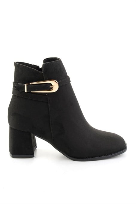 Siyah Süet  Kadın Bot & Bootie K02233050572