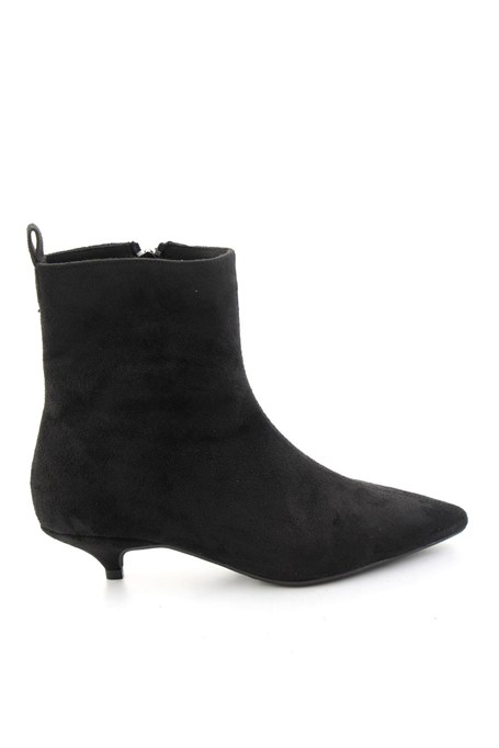 Siyah Süet  Kadın Bot & Bootie K02391085372
