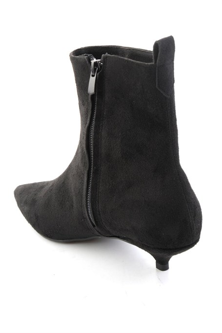Siyah Süet  Kadın Bot & Bootie K02391085372